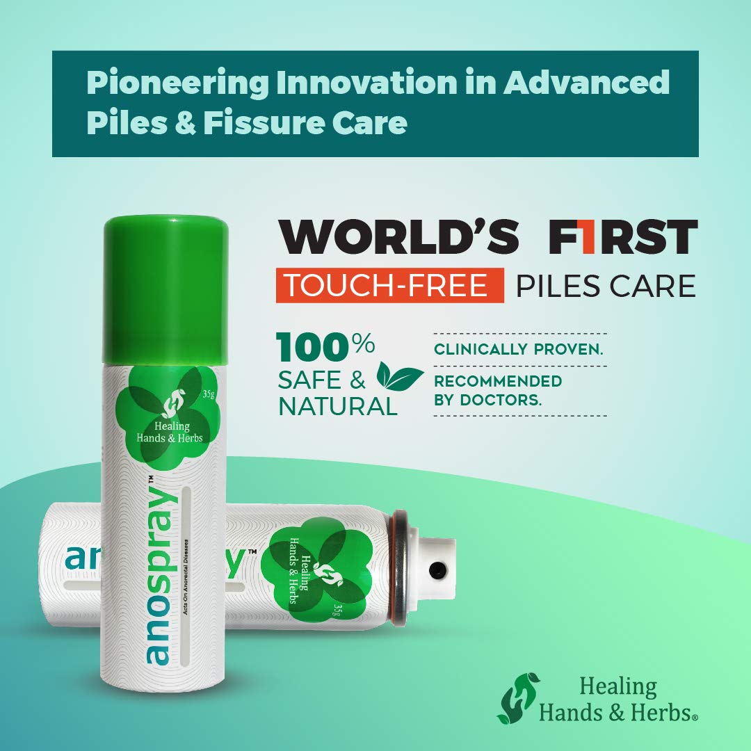 AnoSpray® Advanced Piles & Fissure Care Spray 35 g Pack of 1 Touch