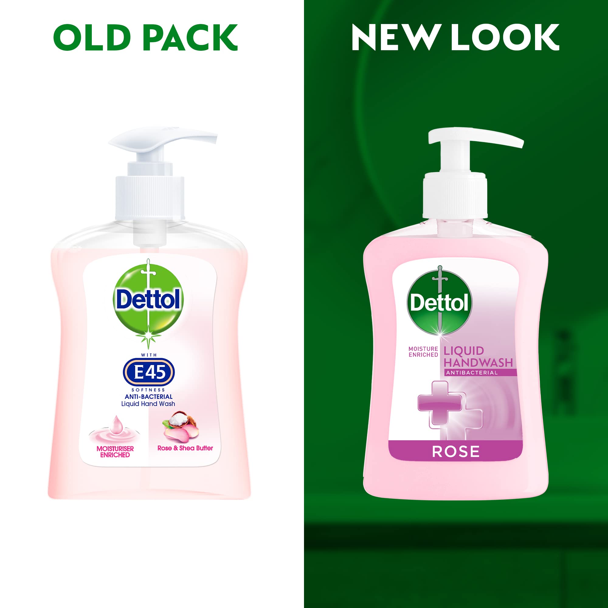 Dettol Anti-Bacterial Handwash, Rose and Shea Butter, 250ml: Buy Online at  Best Price in UAE - Amazon.ae