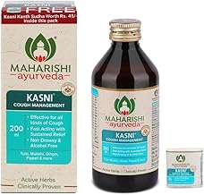 WellAura MAHARISHI ayurveda Kasni Cough Syrup - 200ml-(MA007-A)