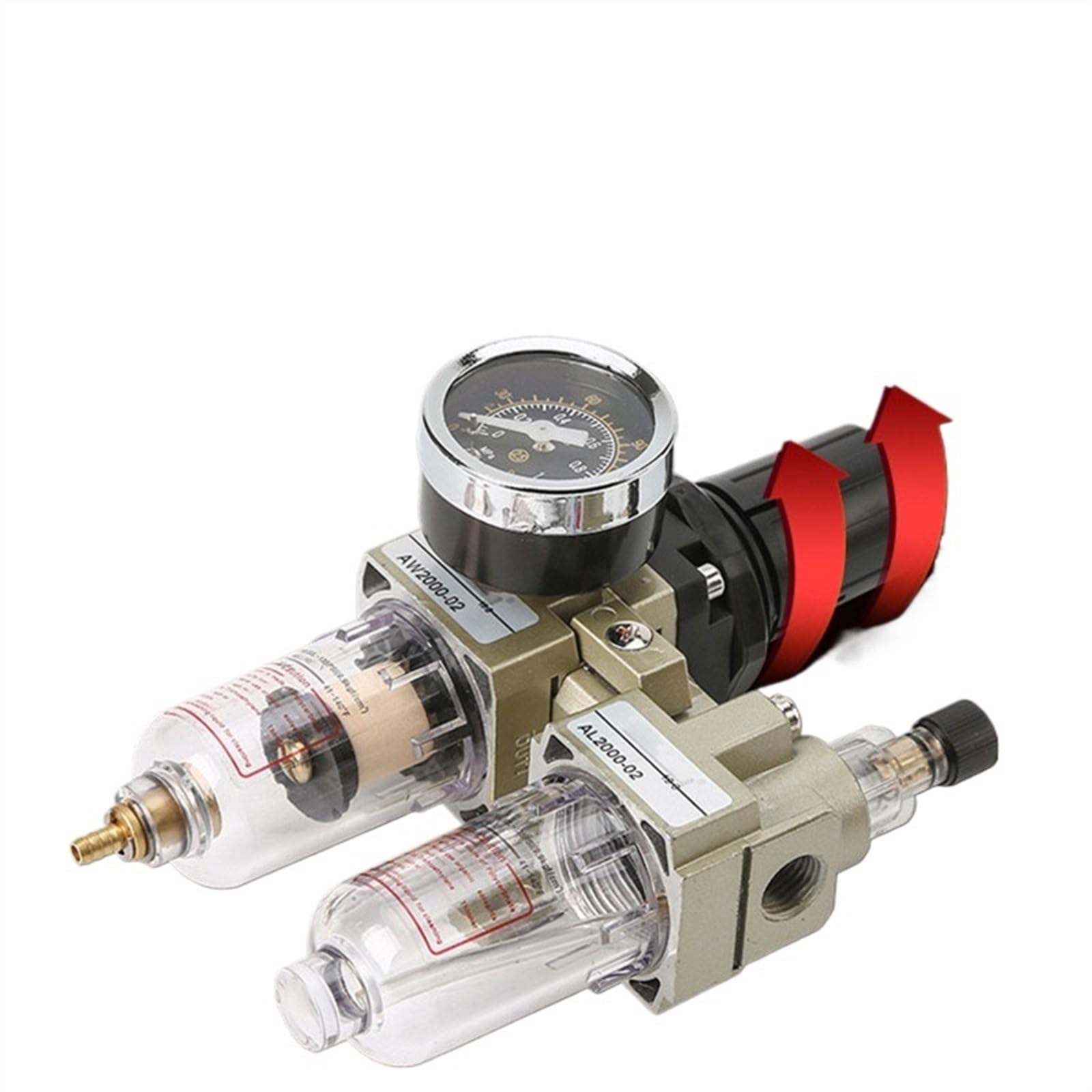 AC2010-020 - Filtro de aire comprimido para tratamiento de aire, regulador de presión, lubricador