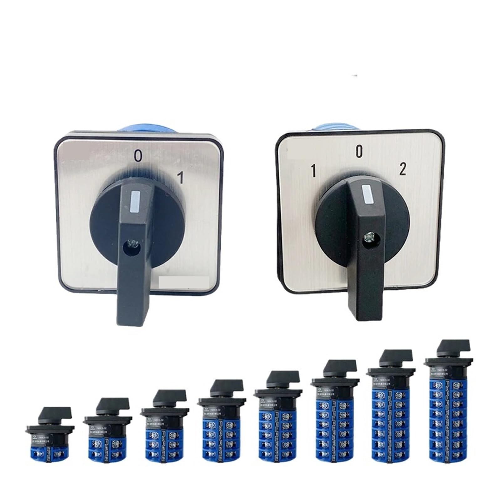 Interrupteur rotatif came LW26-32A évite coupures inverseur source 8 bornes