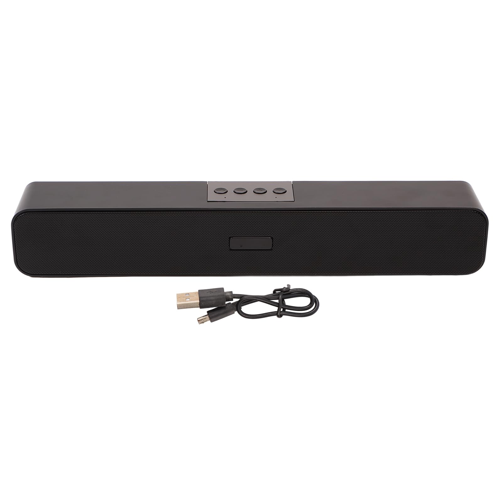 Barre de Son Bluetooth sans Fil, Haut-Parleur 4D HiFi 360° Surround avec Réduction du Bruit