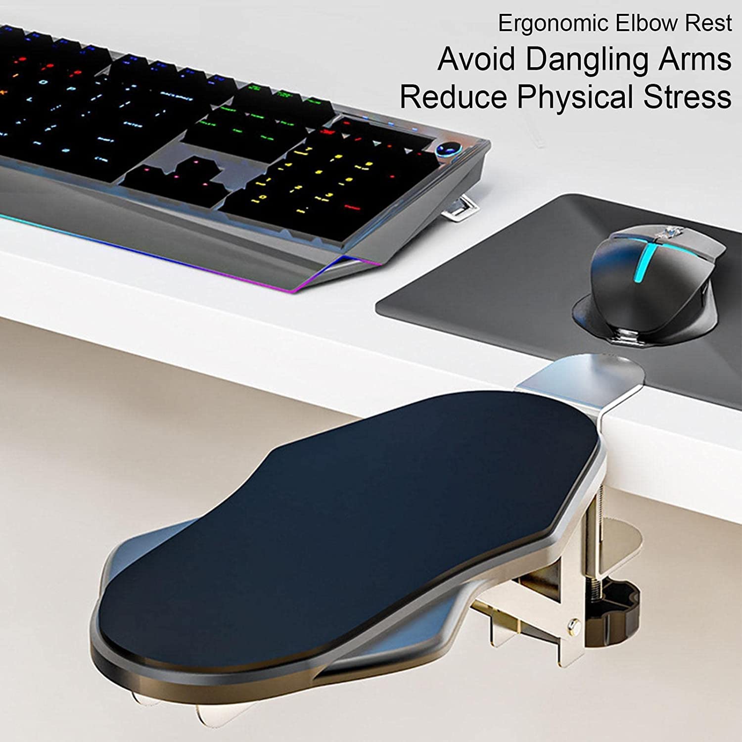 Poggiabraccio E Polso Per Computer – Supporto Ergonomico Da Tavolo, Antiscivolo, 11.4 Pollici
