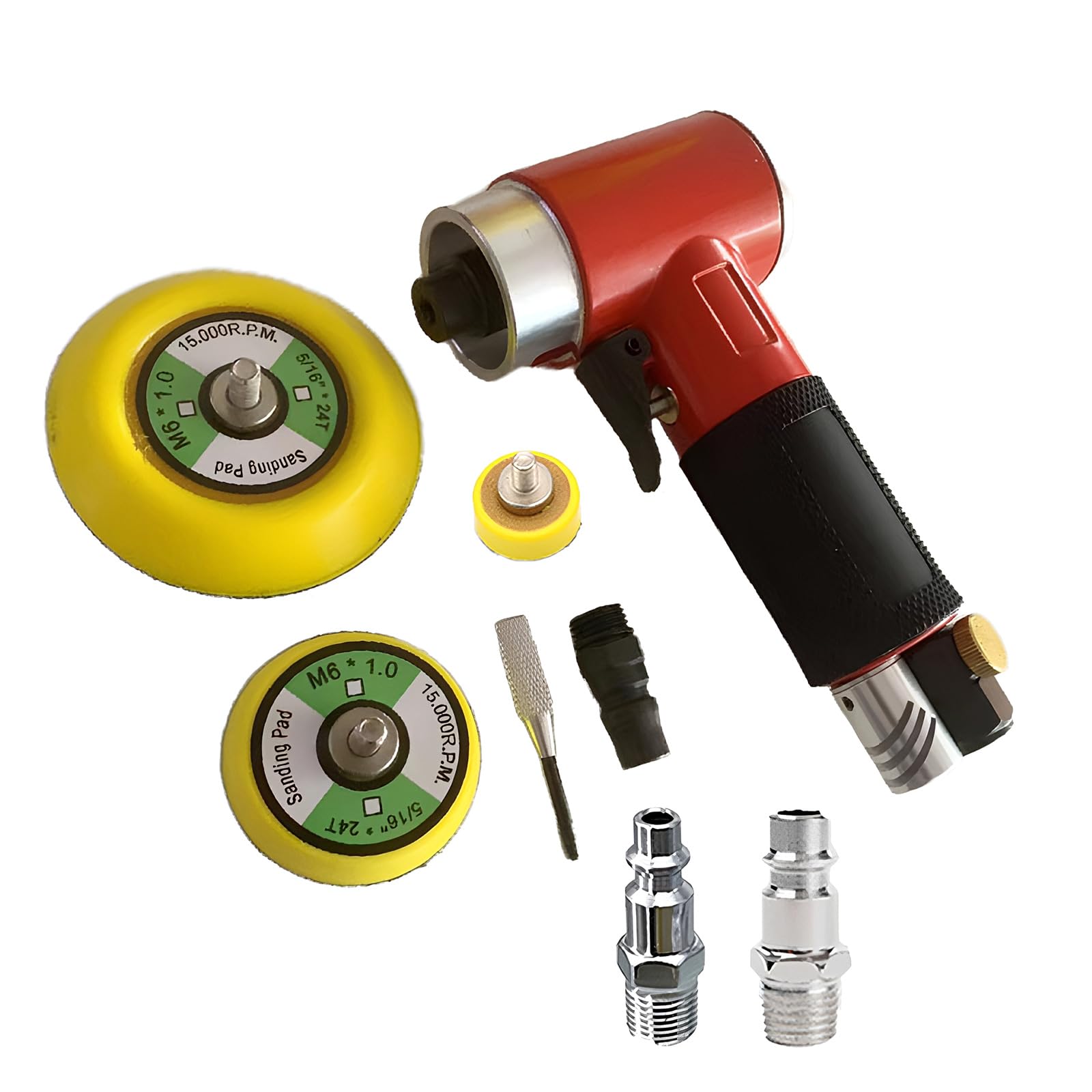 Linvimia F Efficient Pneumatic Random Orbital Sander 3 Inch Or Metal Wood Inishing Multi Size Air Operated Sanding Tool Inch Polishing Tool Perfect Or Smoothing Metal Wood And Inishes