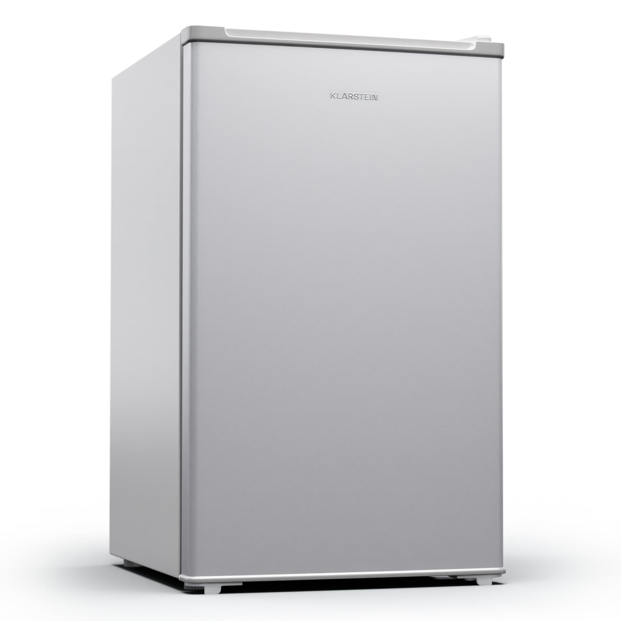 KLARSTEIN Nevera Pequeña Puerta Cristal Habitaciones 0-10 °C, Nevera Portatil Electrica, Mini Nevera Pequeña Bebidas, Frigorificos Pequeños 80 L, Mini Frigorifico con Estantes, Neveras Pequeñas