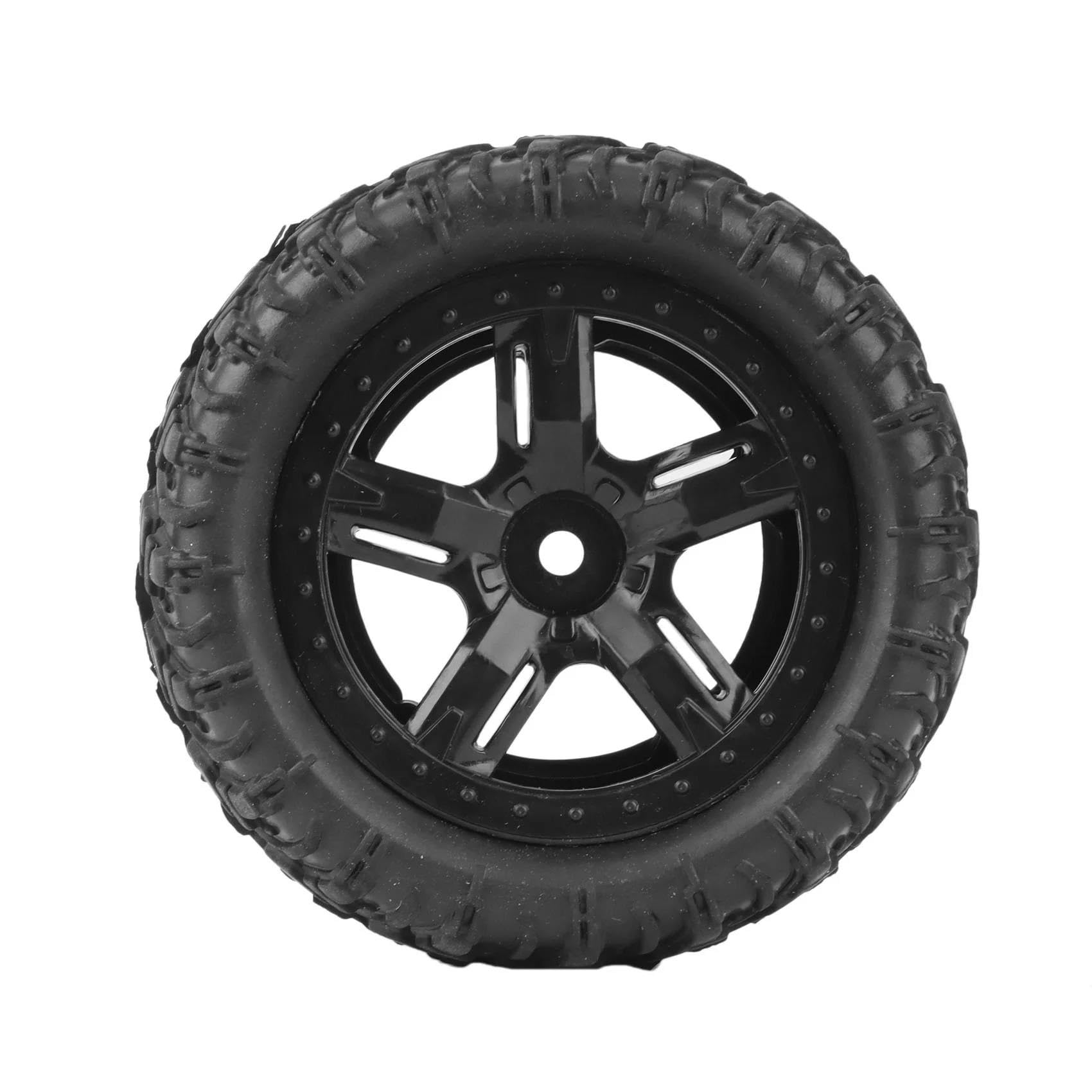 RC Pneus Jante Compatible avec Remo pour Hobby pour Smax 1621 1625 1631 1635 1651 1655 Pièces De Rechange pour Voiture RC 1/16 : 4 Pneus en Caoutchouc
