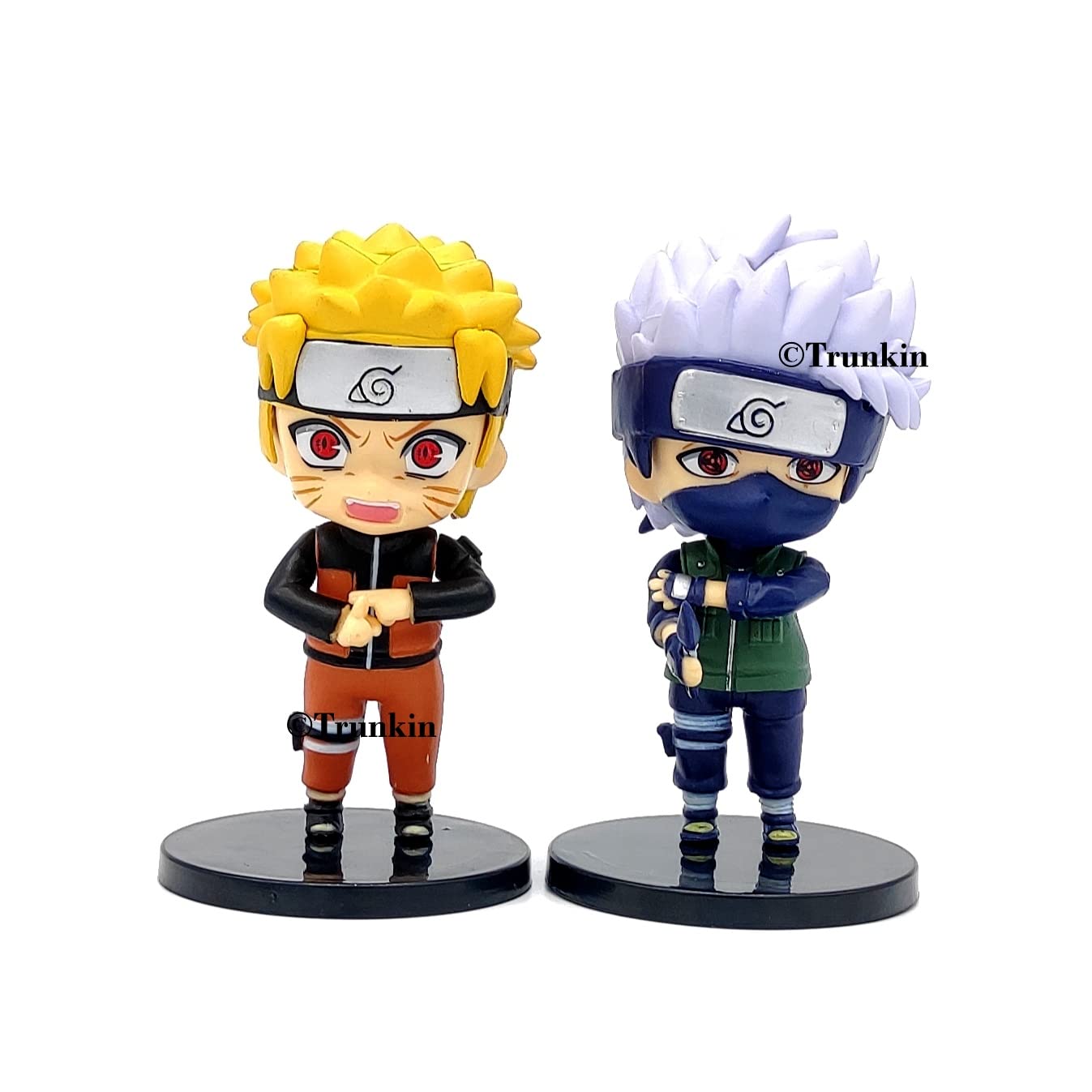 Trunkin Ninja Collection Toy Set Action Figure Anime Party Kakashi-Uzumaki Toy Set of 2 Figurines