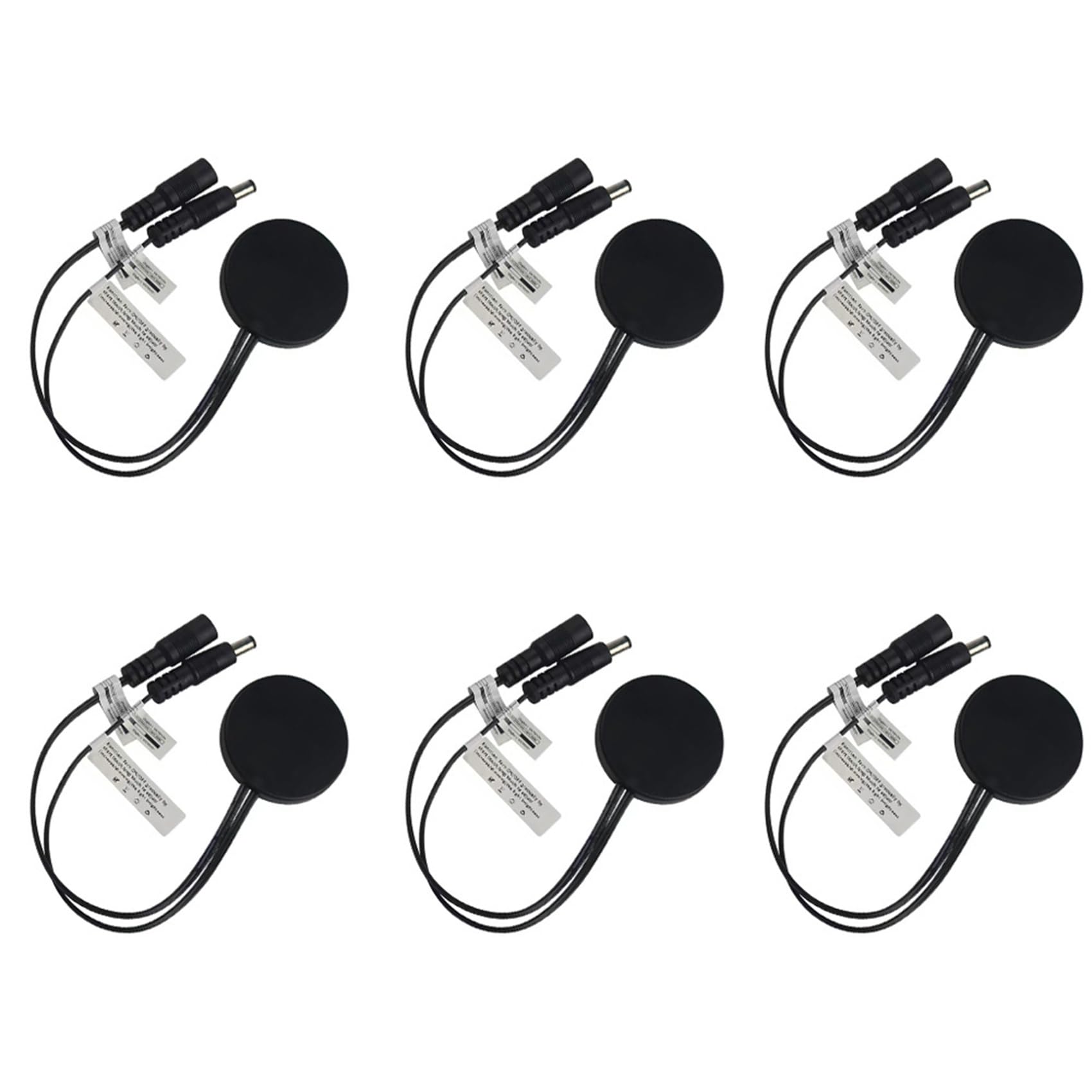 Jnchdghwa Black 6X Wood Panel Led Touch Sensor Dimmer Switch Hidden Switch Touch Switch For Led Strip