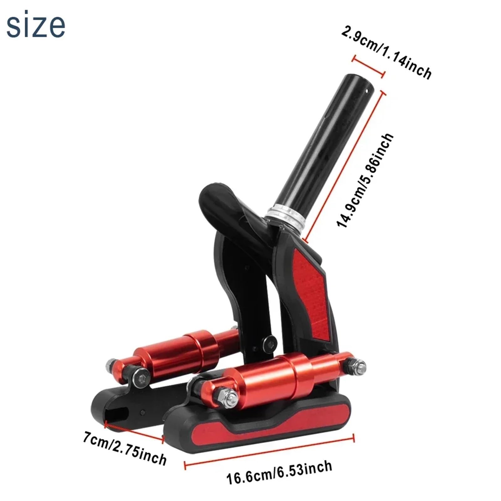 Amortiguador de Tubo Delantero for Patinete eléctrico Xiao-mi M365 1S Pro, Kit de suspensión Delantera con amortiguación de Aire