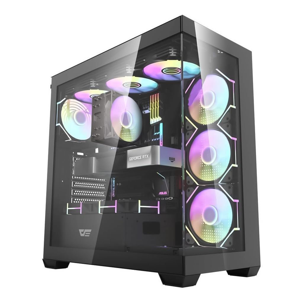 Eco Hero Gaming PC - AMD Ryzen 5-7600X | NVIDIA RTX 5060 8GB GPU | 32GB DDR5 RAM | 2TB M.2 NVMe SSD | Air Cooler | B650 MB | 650W 80+ PSU | WiFi/BT/Win11 Pro | Desktop Computer