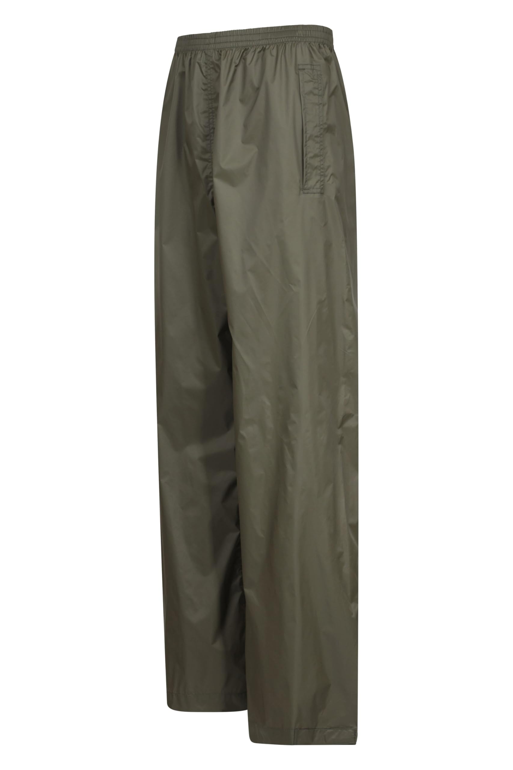 Mountain Warehouse Pakka Surpantalon de Pluie imperméable Homme - Pantalon étanche, séchage Rapide, Ouvertures Chevilles réglables - Printemps été