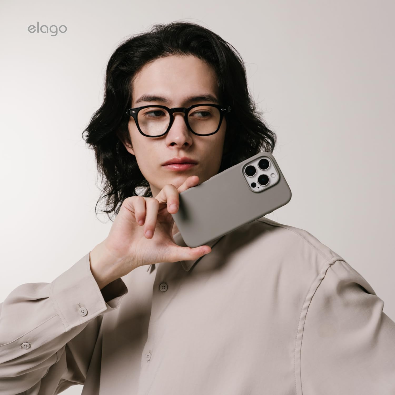 elago Compatible with iPhone 16 Plus Case, Premium Liquid Silicone Case, Full Body Protective Cover, Shockproof, Slim Design, Anti-Scratch Soft Microfiber Lining, 6.7 inch (Medium Grey) - Image 8