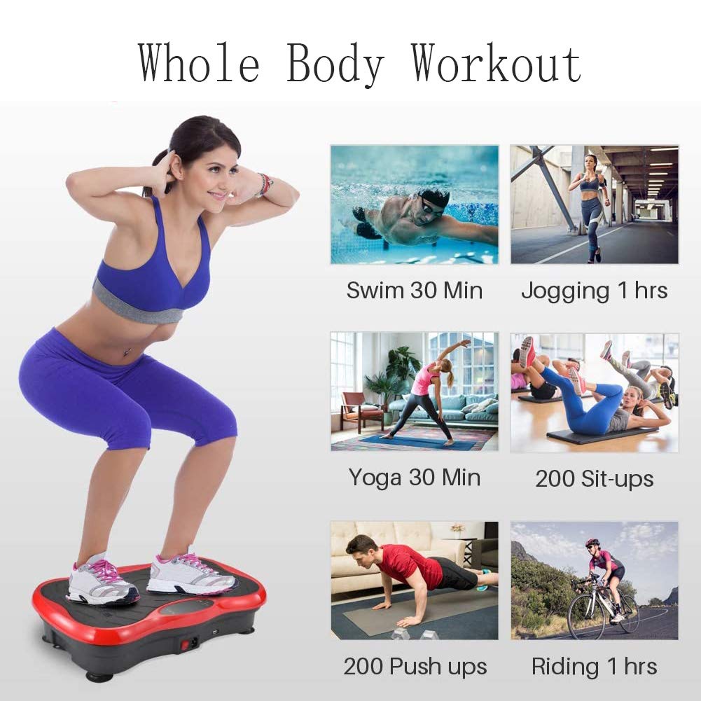 Piattaforma vibrante, massaggiatore vibrante per tutto il corpo, attrezzatura per il fitness domestico Balance Trainer per la forma del corpo e il massaggio