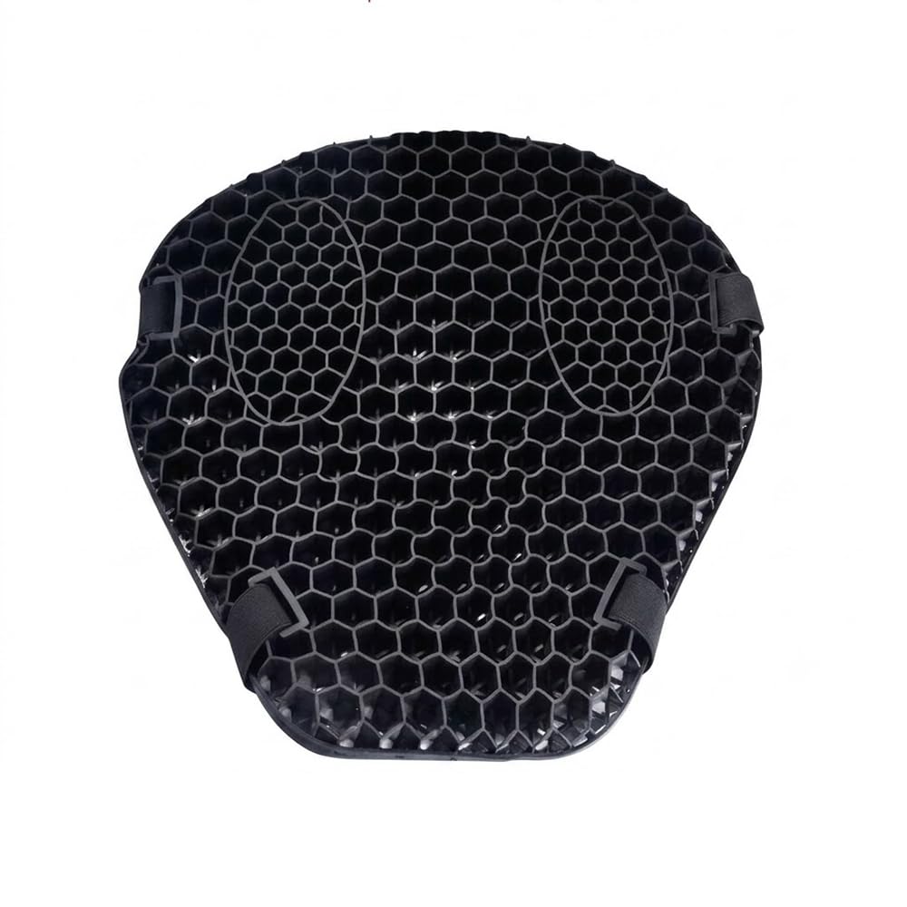 zhangqin Cuscino Sella Moto in Gel per Triumph Trident 660 Street Bike | Cuscino Moto Traspirante a Nido d'Ape 3D con Copertura Antiscivolo, Supporto Coccige per Lunghi Viaggi, Assorbimento Urti