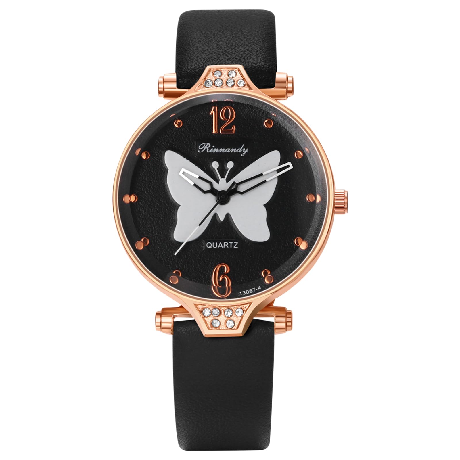 JewelryWe Damenuhr Elastische Uhr mit Pulsberechnung: 12/24H