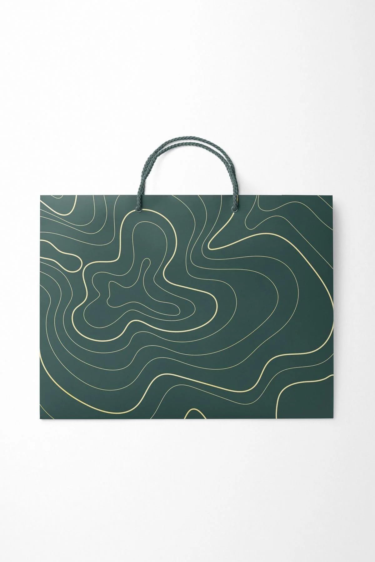 Inoverse Duże torebki na prezenty 37 x 25 + 11 cm 25 sztuk, torebki