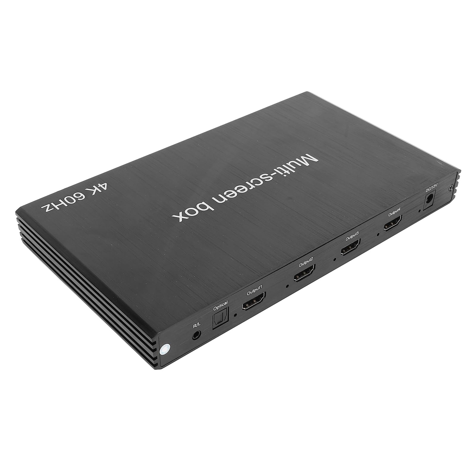 4K 60Hz HD Multiviewer with 3.5mm Output, 1 in 4 Out Quad Multi Viewer, Seamless er for Security Cameras, PCs, and Projectors