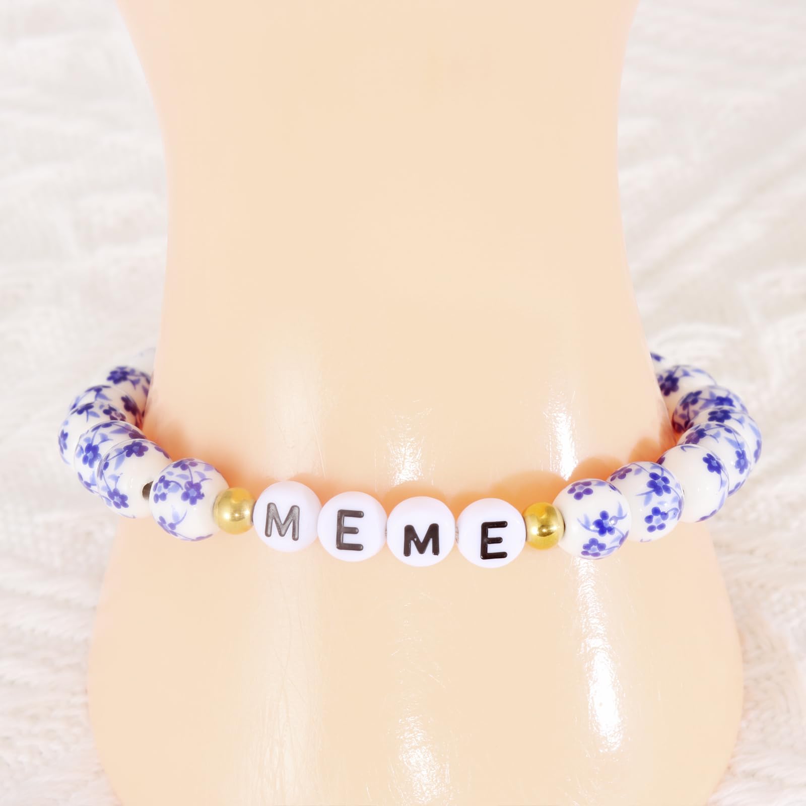 HUTIMY Gifts for Meme Birthday Women Italian Cute Grandmother Mothers Day Bracelet Meme Jewelry