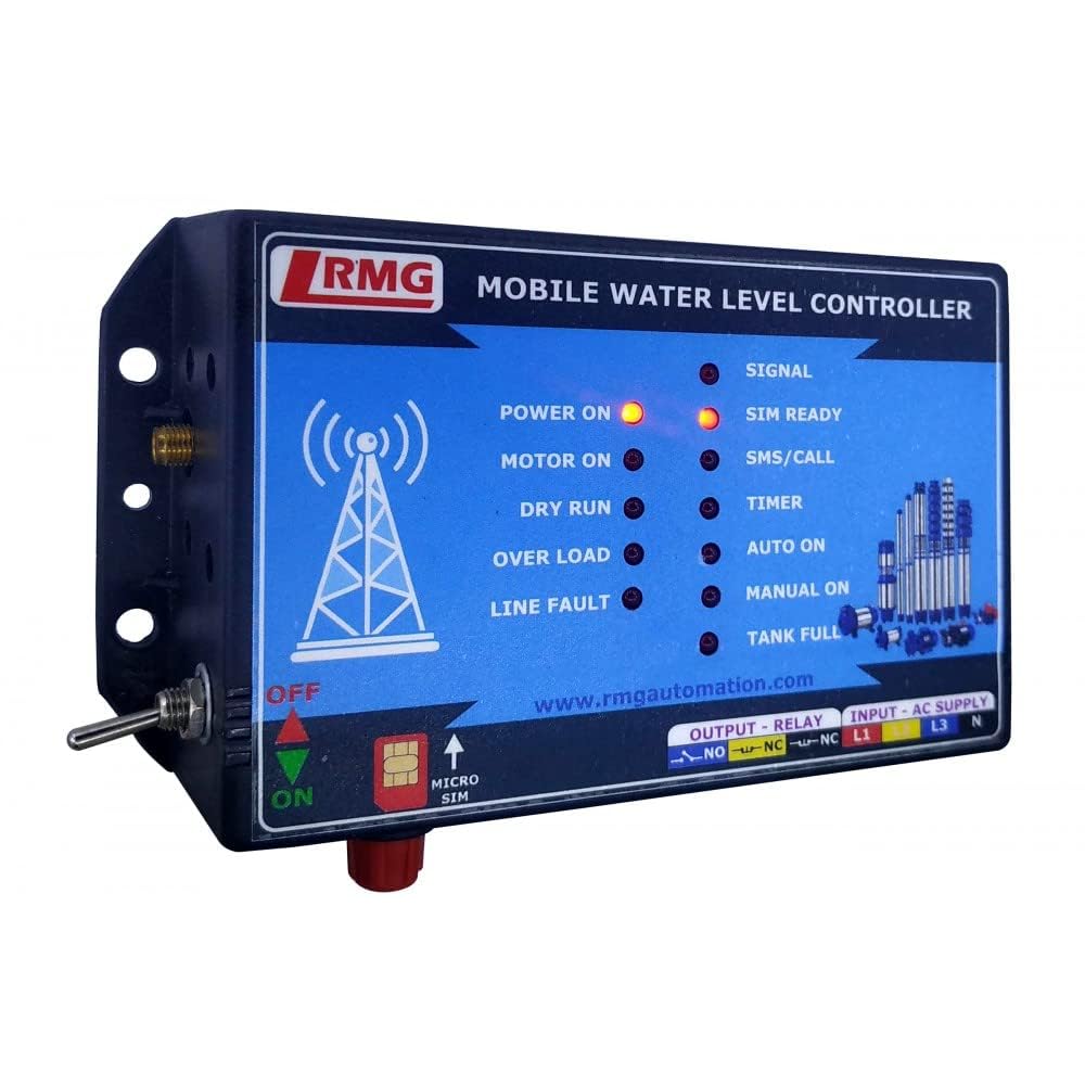 GSM Water Pump Controller for Agriculture & Irrigation Tanks | Tank Full Auto Cut-Off| SMS & Call Control | Overload & Dry Run Protection (For Single Phase Starter, With Water Float Switch)-image-30