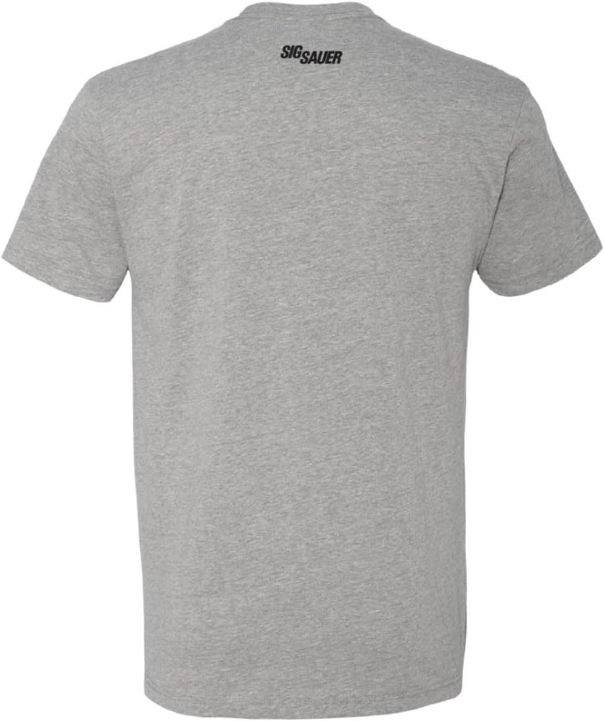 Sig Sauer Men's Distress Sig Mark Athletic Heather T-Shirt - Lightweight Soft Casual Active Everyday Short-Sleeve Logo Tee - Image 2