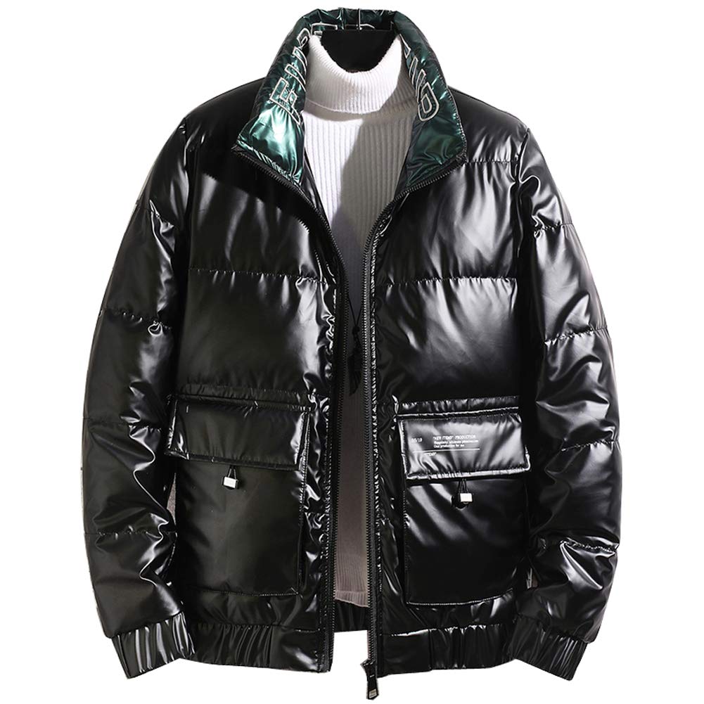 Piumino da Uomo Inverno Rivestimento Impermeabile A Prova di Vento 80% Imbottitura in Piuma D'Anatra Bianca Riflettere Isolato Sciare Escursionismo Gli Sport all'aperto M-4XL