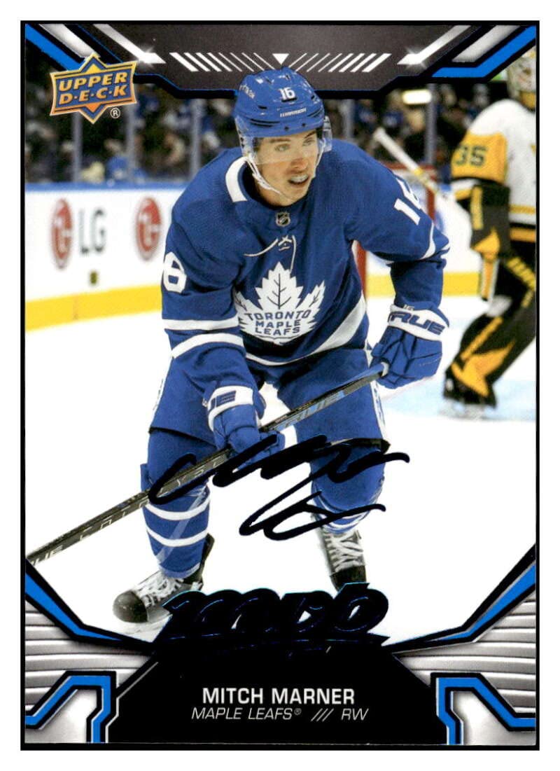Mitch Marner 2022-23 Upper Deck MVP Blue Script #12 NM+-MT+ NHL Hockey Maple Leafs