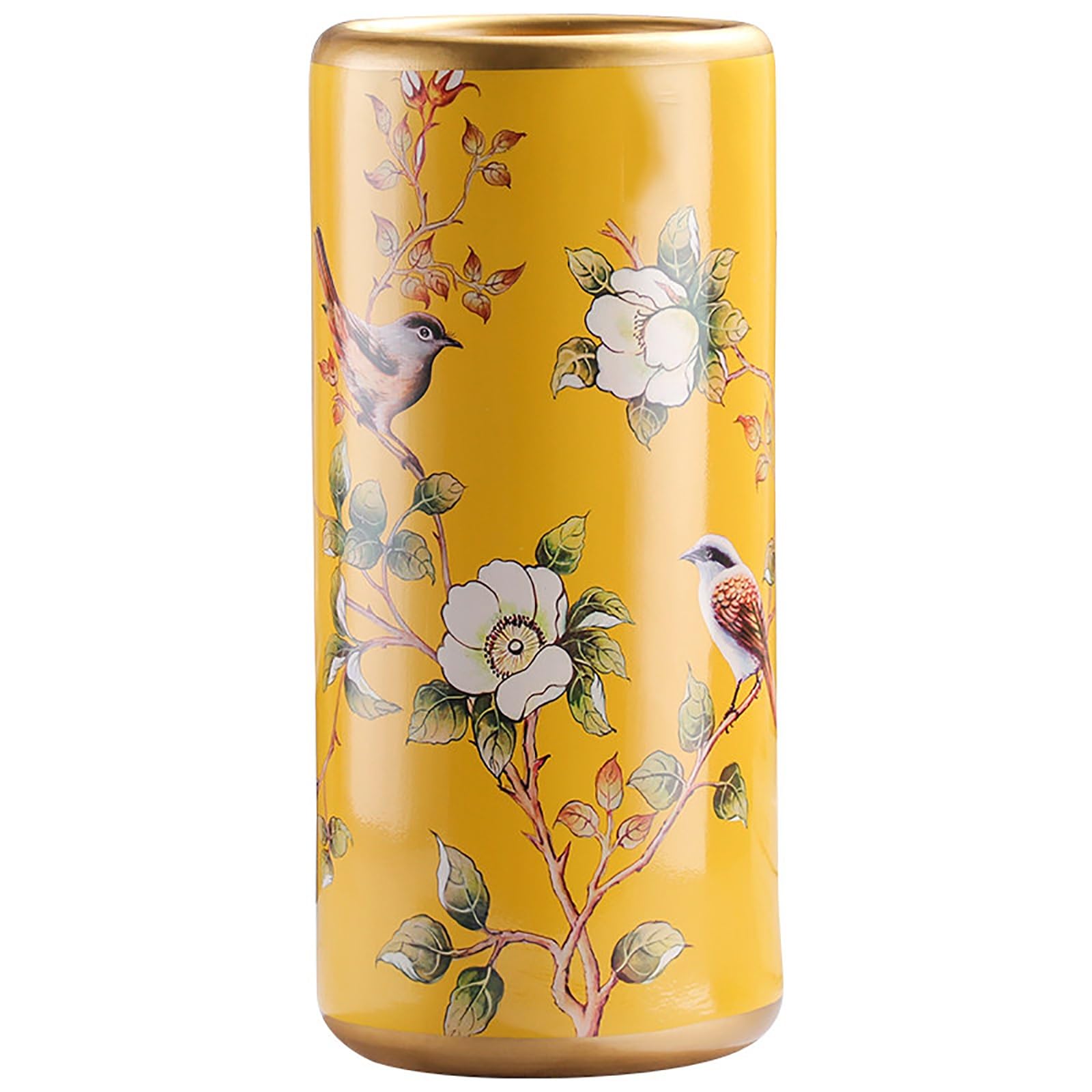 WXPGFEQ Handmade Vintage Umbrella Stand for Indoor, Porcelain Floor Holder for Umbrellas Canes in Home Office Entrance