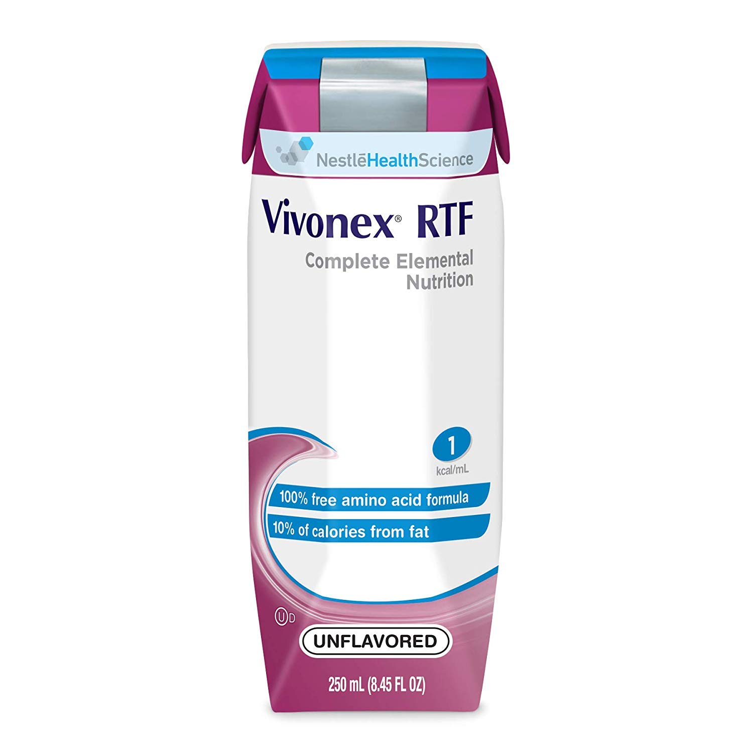 461283CS - Tube Feeding Formula Vivonex RTF 8.45 oz. Carton Ready to Use Unflavored Adult
