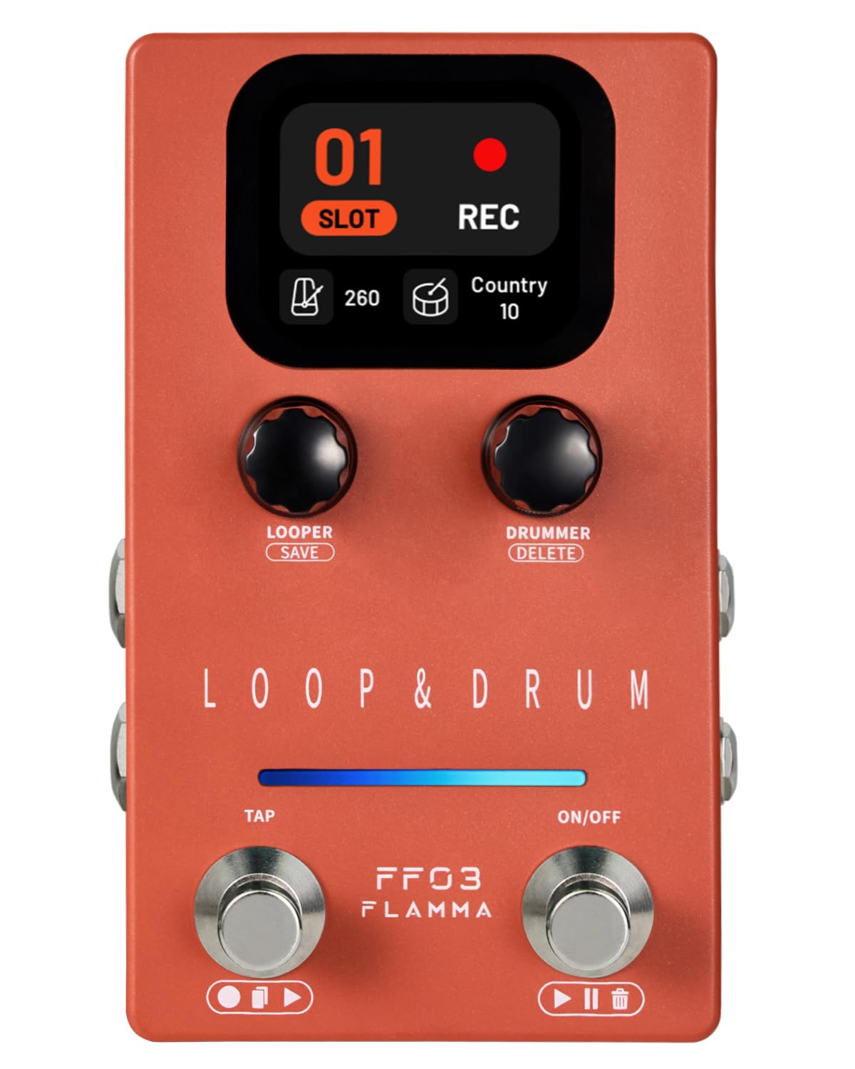 Amazon.com: FLAMMA FF03 Looper Pedal Drum Machine, Drum Looper