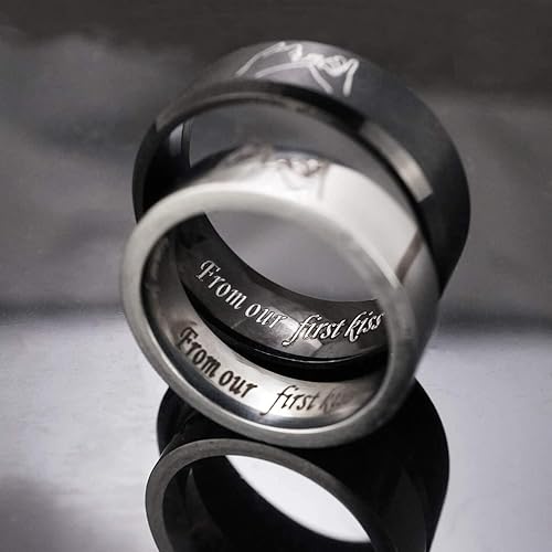 Miniatura 7 de Skeleton Pinky Promise Rings for Couple- Forever Love, Valentine's Day Gift