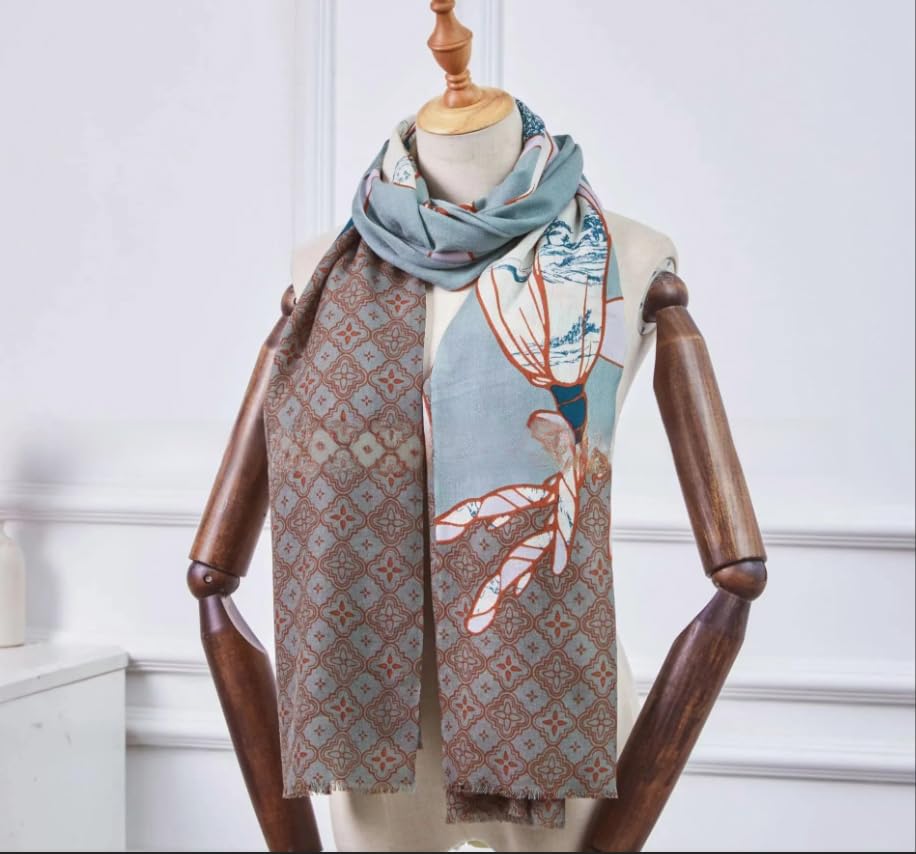 Cashmere-soft Mercerized wool Shawl Pashmina Lightweight Travel Wrap & Evening Scarf |Office |Wedding4
