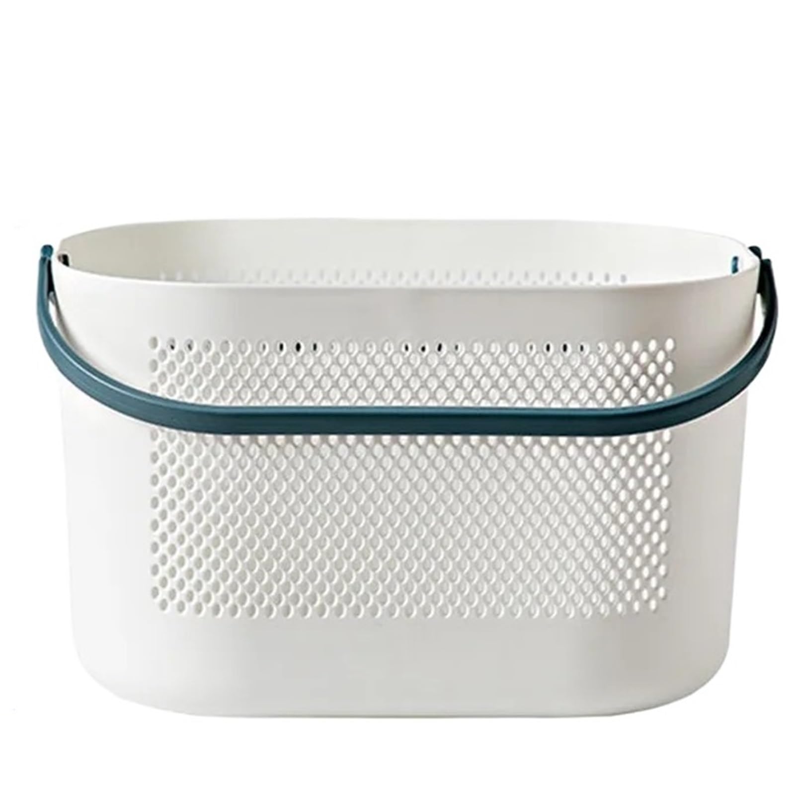 WSQHAO 2Pcs Portable Shower Basket Plastic Storage Handled Organizer For Bathroom for Shower(Color1)