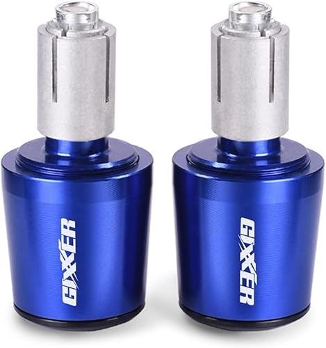 Miniatura 8 de Motocicleta motocicleta manillar peso final manillar Grips Cap anti vibración Silder Plug para Suzuki Gixxer 150sf 250sf 155 accesorios mango extremo