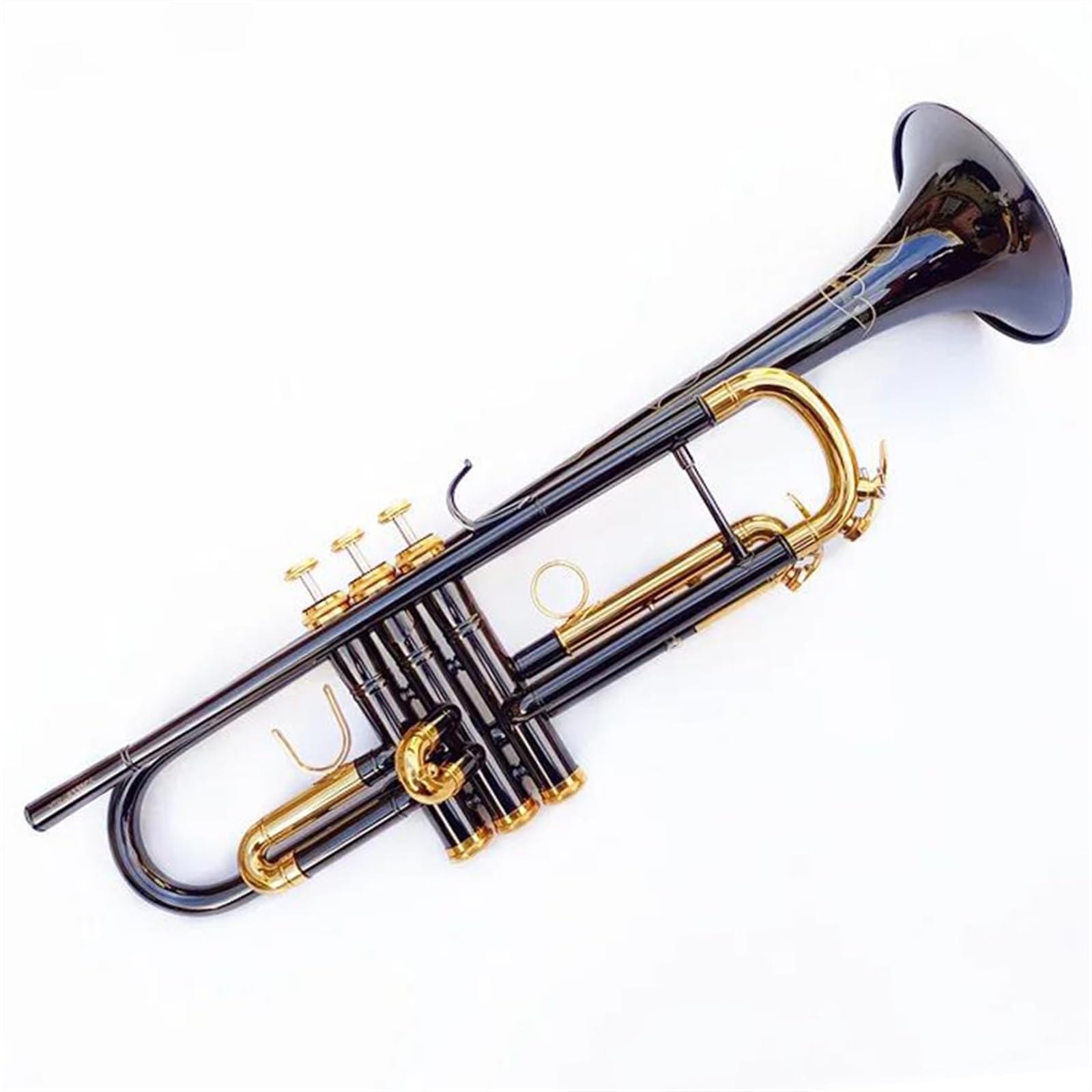 Tromba Tromba In Sib Sib Strumenti Musicali Tromba Professionali In Ottone Placcato Nichel Nero Con Custodia In Pelle
