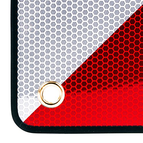 ProPlus Aluminium Warntafel Spanien mit Ösen 50 x 50 cm reflektierend in rot/weiß