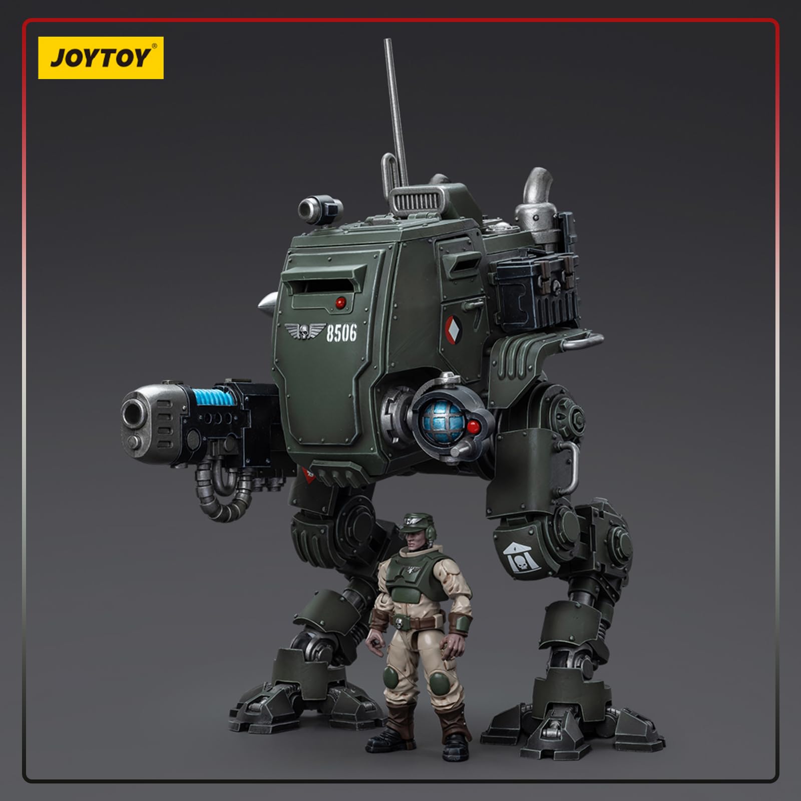 JOYTOY Warhammer 40k Astra Militarum, JT8940 Astra Militarum Cadian Armoured Sentinel 1/18 Action figure Collect Model Kits - Image 2