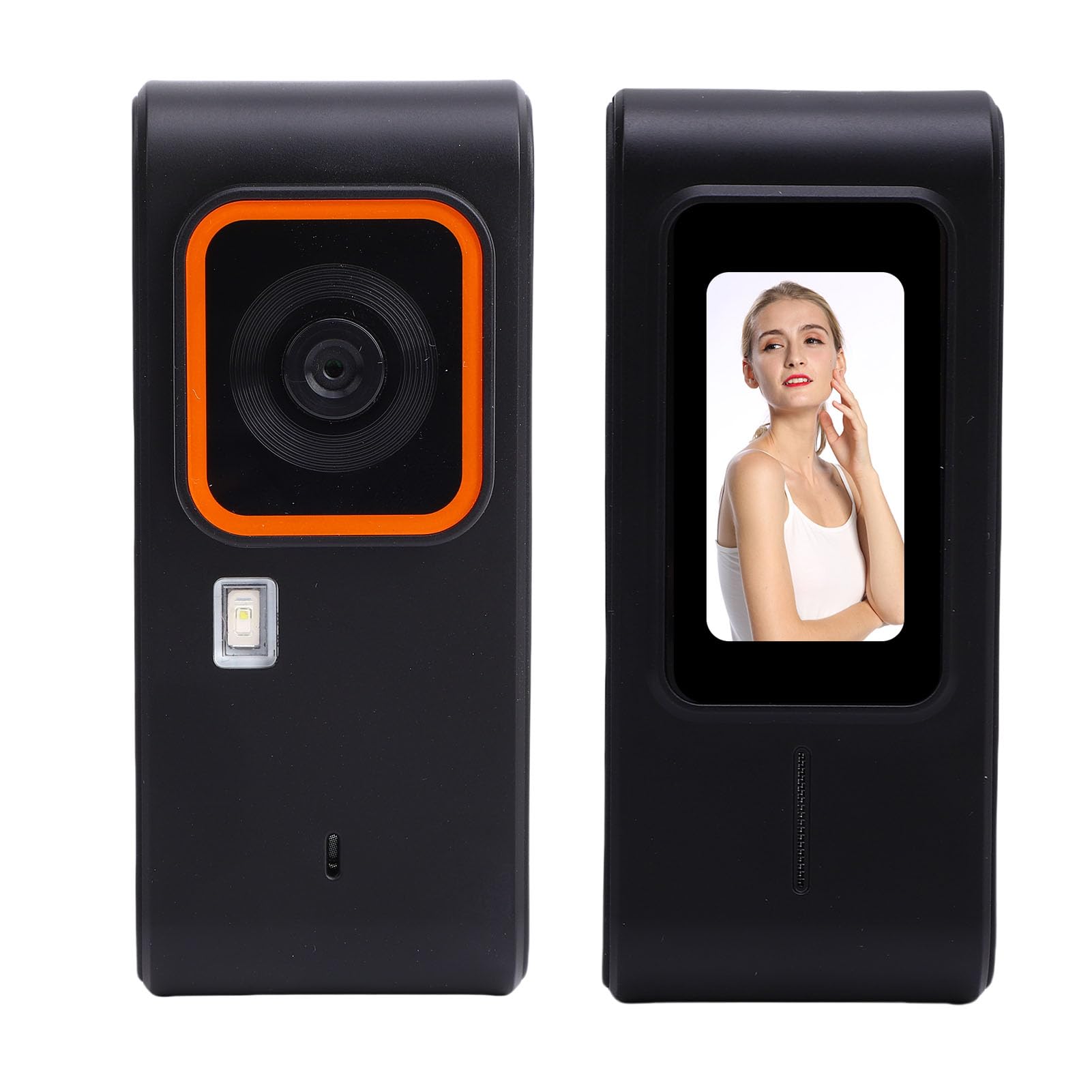 CCD Digital Camera, FHD 1080P 12MP Compact Portable Camera, Vlogging Photography, LCD Screen AF Auto Focus for Beginners & Professionals (Black)-picture-12
