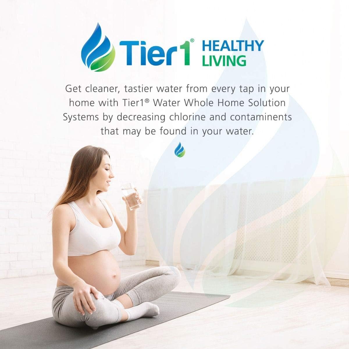 Tier1 Whole House Water Filter System w/Salt-Free Softener - Filters Sediment & 97% Of Chlorine - Carbon & KDF Home Water Filtration - Eco Series : Tools & Home Improvement