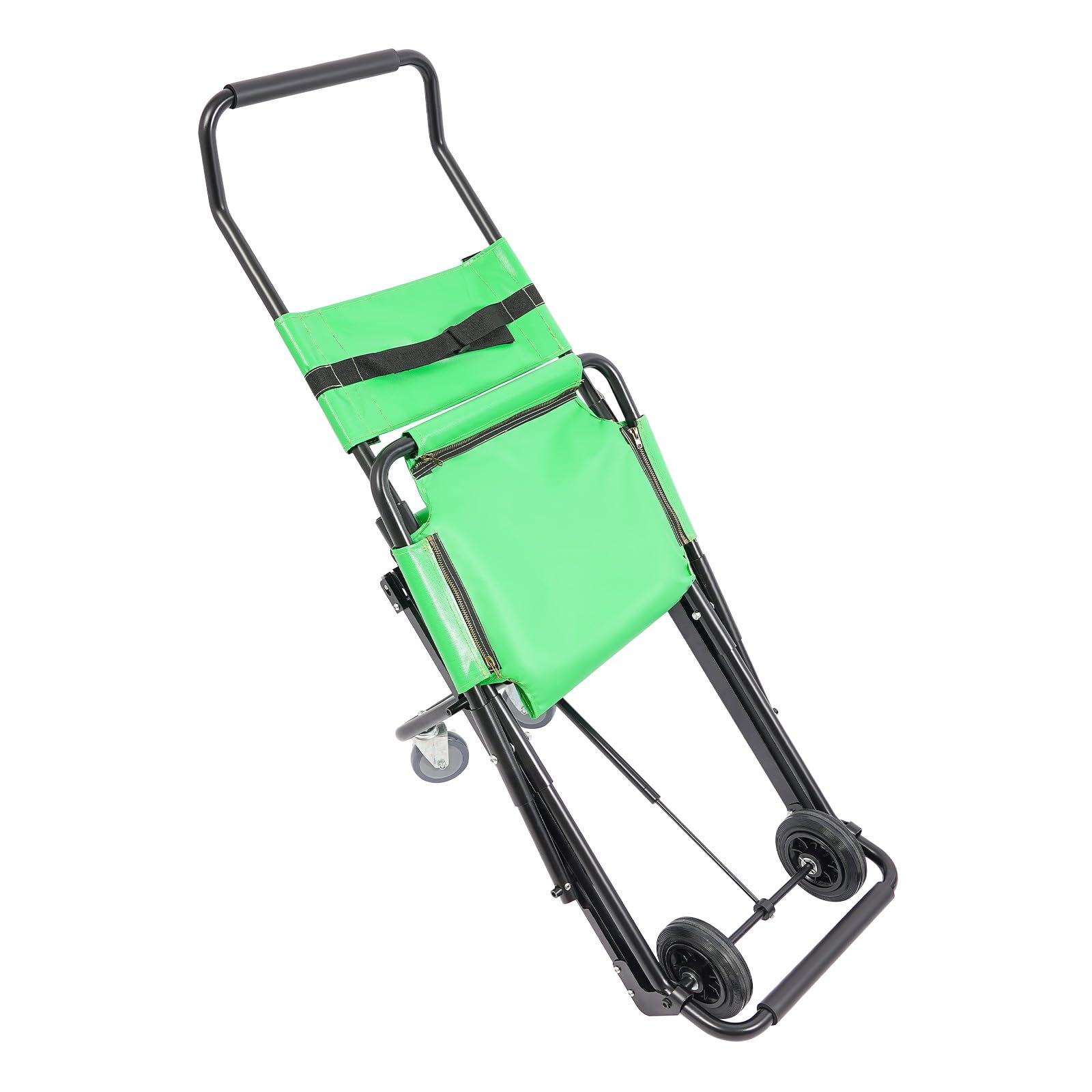 Elevador manual para escaleras, plegable, capacidad de carga de 159 kg, silla de ruedas médica para subir escaleras, ambulancia, silla de evacuación ligera para escaleras, verde