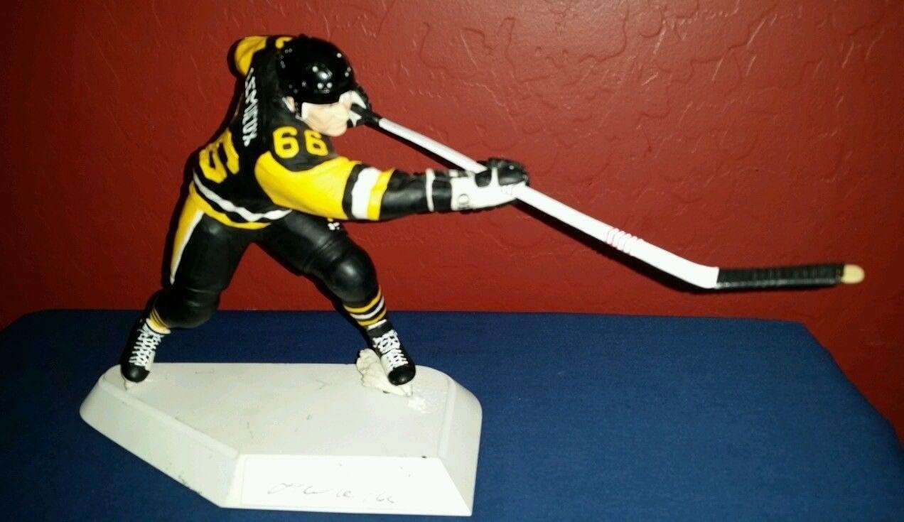  MARIO LEMIEUX Autograph SALVINO Figurine d /10007" AUTO w/Orig