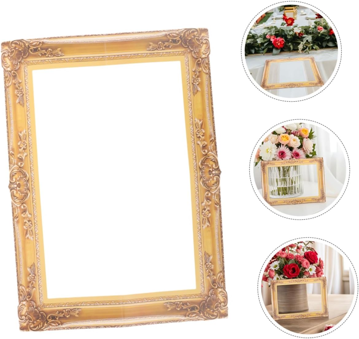 Cabilock 4pcs DIY Wedding Photo Frame Props Handheld Picture Frames for Bridal Showers and Celebrations Engaging Party Accessories for Memorable Photobooth Pictures