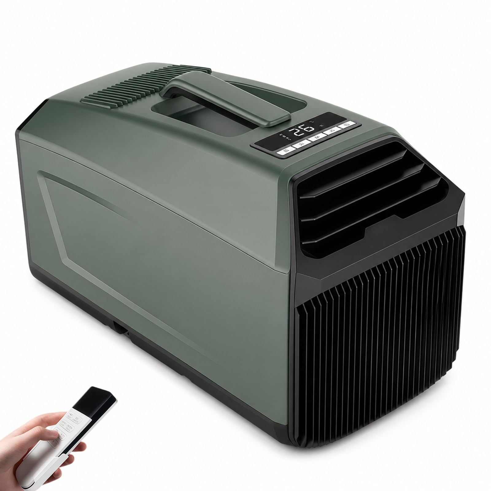 TIANQIHAO Portable Air Conditioner 4500/5100Btu - Fast Cooling Car Ac Unit With Dehumidifier, Low Power, Ideals For Tent, Rv, Truck, Van Life, Home - 10㎡/108 Sq.Ft, 16-32°C/60-90°F,24VDCInverter