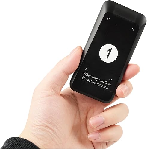 Retekess TD157S Restaurant Pager System, Buzzers for Restaurant, 2 Call Modes, Outdoor 400M, 200 mAh Battery, for Food Trucks, Bars, Hospitals (1 Pager)