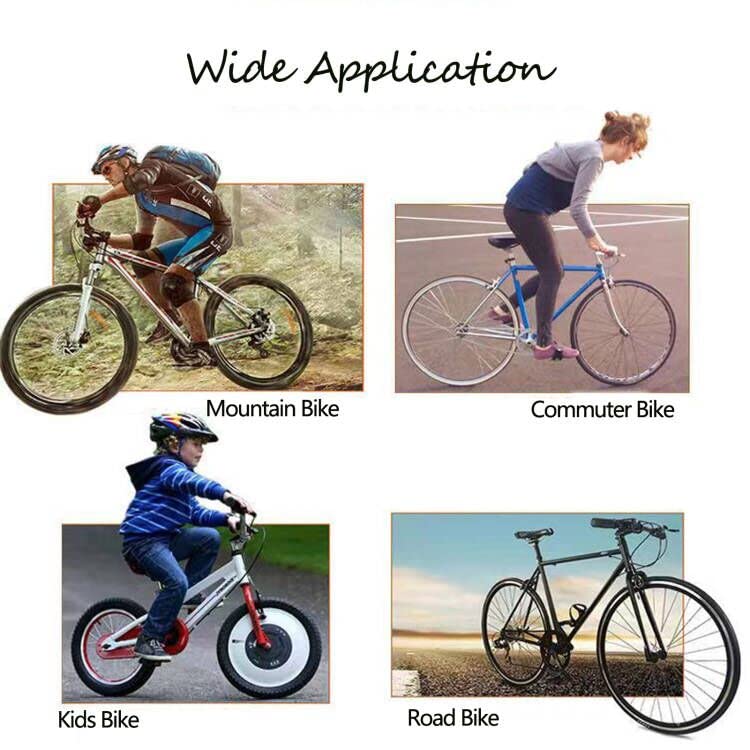 Impugnature Manubrio Bici In Gomma TPR Antiscivolo - Manopole Ergonomiche Universali Con Morsetto In Alluminio Per MTB, Trekking E City Bike - 1 Paio
