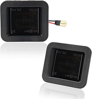 LED License Plate Light Tag Lights Assembly Compatible with 2015-2020 Ford F150,2017-2020 F150 Raptor Number Plate Lamp Pickup Truck Replace (Smoke Lens)