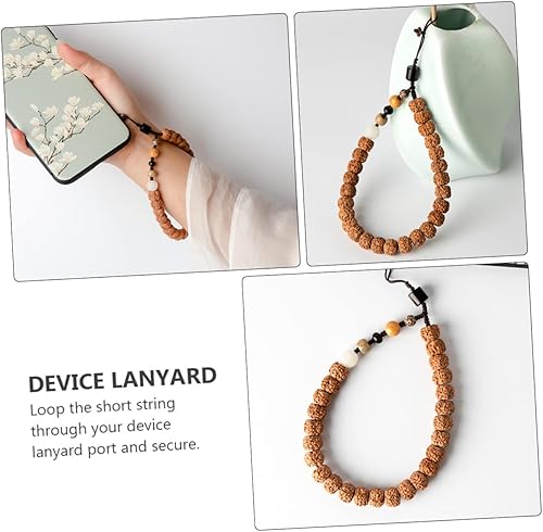 Miniatura 3 de NOLITOY Cordones de cadena de teléfono móvil para llaves, cordón de muñeca para llaves, cadena de dije de teléfono, cordón de muñeca con borla,