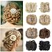 Combs Clip in Bun Claw Jaw Updo Hairpiece Extension Wavy Donut Chignons Wrap Around Scrunchy