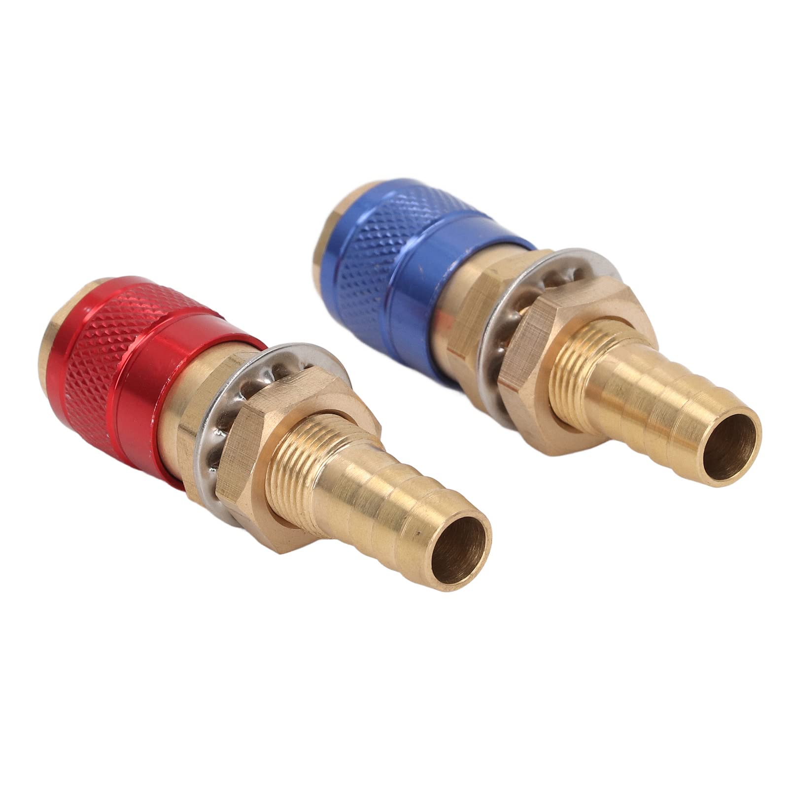 Raccord Rapide Refroidi à L'eau et Adaptateur de Gaz, Connecteur Rapide en Laiton pour Torche de Soudage PTA DB MIG TIG(10mm)