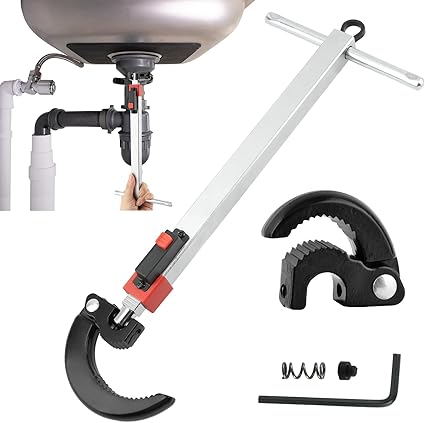 Telescoping Basin Wrench Tool 1 1 4''to 2 1 2