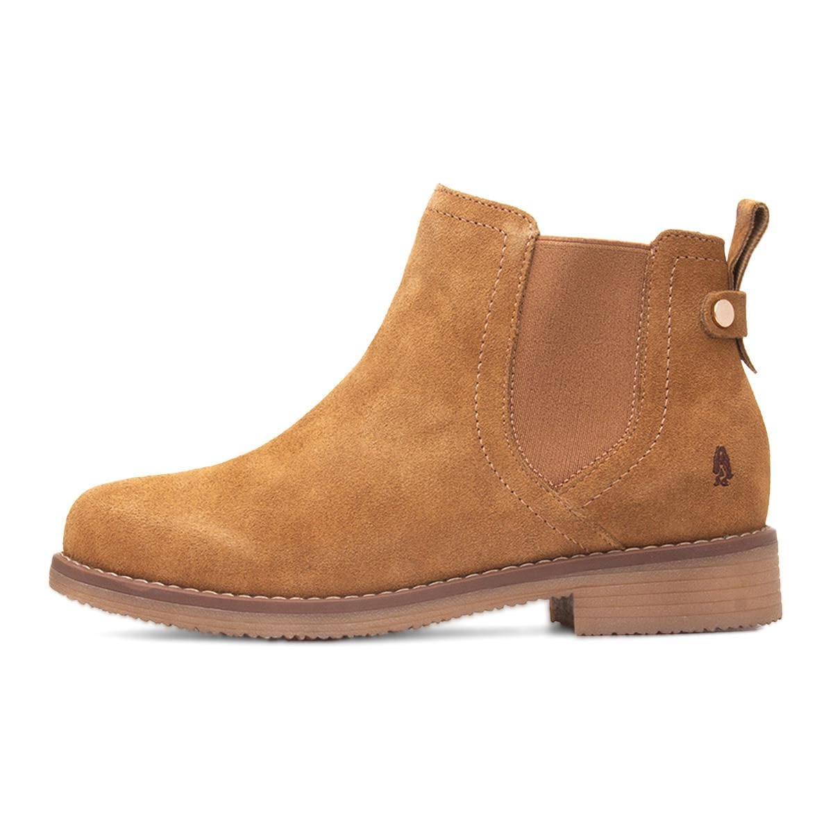 Hush Puppies Women's Maddy Wide Boots, Tan, 3